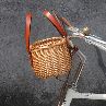 Bicycle Bike Handlebar Front Wicker Basket