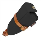 Černá taška na sedlo na kolo