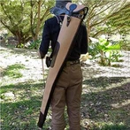 Tourbon plátno a kožené lovecké zbraně bedna brokovnice pytel 53