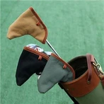 Tourbon Plátno Polstrování Golf Putter Cover